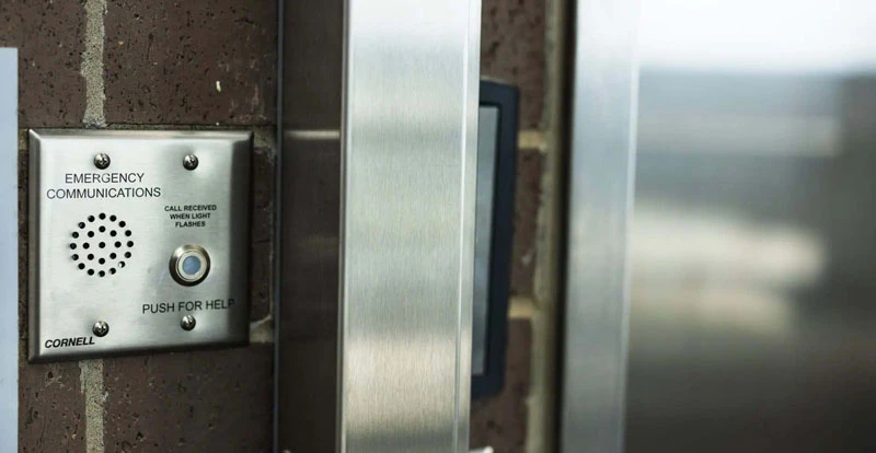 Area of Refuge call station / emergency communication (AOR) Push to Talk